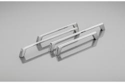 Zamak handle G2 C=160mm brushed steel