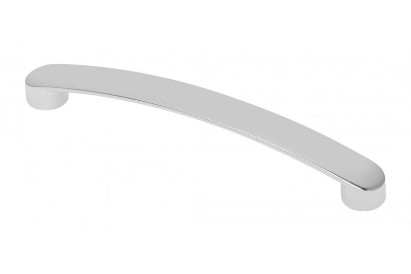 Zamak-handgreep GENUA C=160 mm, verchroomd 1208966090 - Set van 5