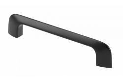 Zamak kilincs MILANO C=128 mm fekete matt 1208966111 - Készlet 5