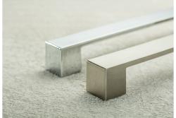 Zamak handle MODENA, C= 128 mm, inox