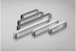 Zamak handle MONA C=256 mm chrome/black