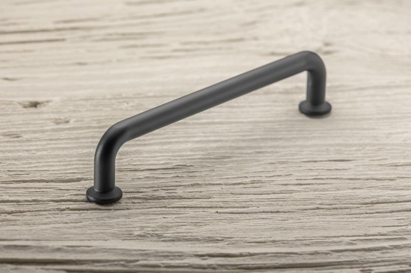NORD-handgreep van zamak, C=128 mm, matzwart 1208966146 - Set van 7