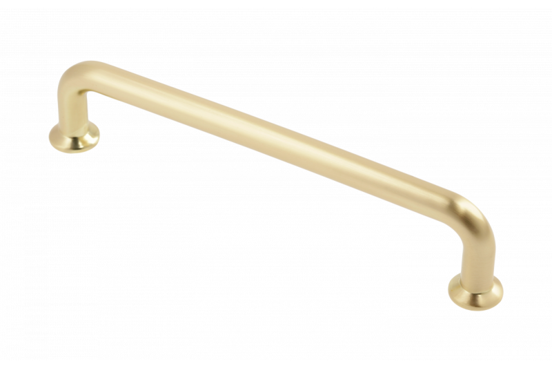 Zamak-handgreep NORD C = 320 mm, geborsteld goud 1208966154 - Set van 2