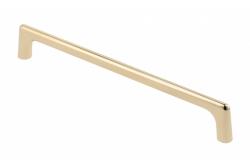 Zamak handle OCTAVIO C = 160 mm shiny gold 1208966165 - Set of 5