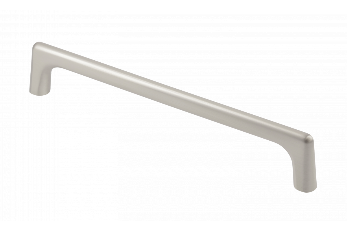 OCTAVIO zamak handle, C=160 mm, inox - brushed steel 1208966166 - Set of 4