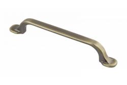 Zamak handle RETRIS C = 128 mm, antique brass 1208966191 - Set of 5