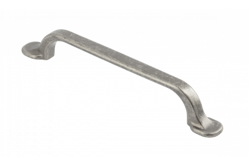 Zamak-handgreep RETRIS C = 128 mm, antiek zilver 1208966192 - Set van 5