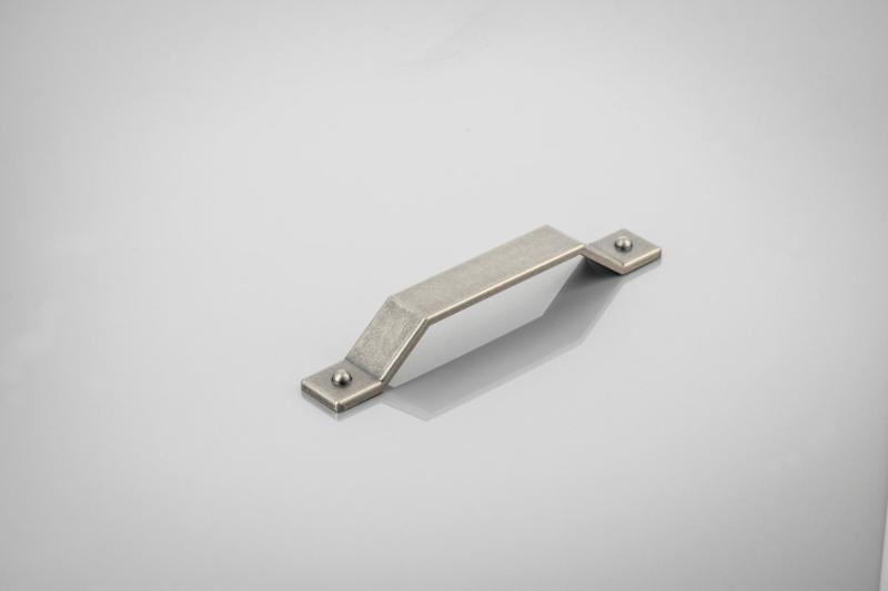 Zamak-handgreep STEP C = 160 mm, antiek zilver 1208966204 - Set van 5