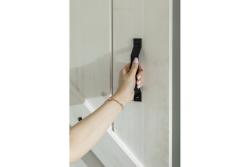 Zamak handle STEP C = 160 mm black matt