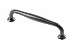 Foglalattartó STILO C=128 mm matt fekete 1208966207 - Készlet 4
