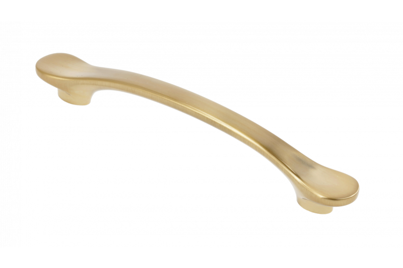 Zamak-handgreep VENICE C = 128 mm champagne 1208966230 - Set van 3