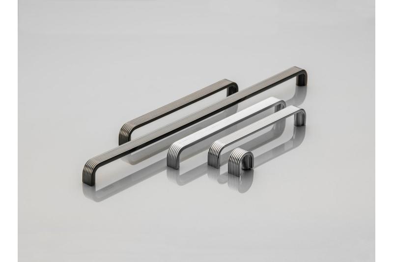 Zamak-handgreep Shape art VETA C=320 mm chroom 1208966237 - Set van 2