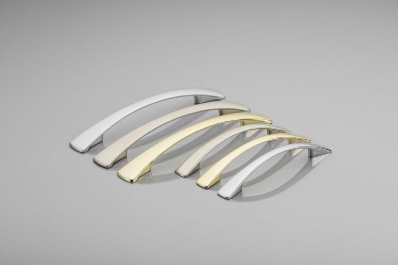 Zamak-handgreep Z10 C=96 mm chroom 1208966260 - Set van 7