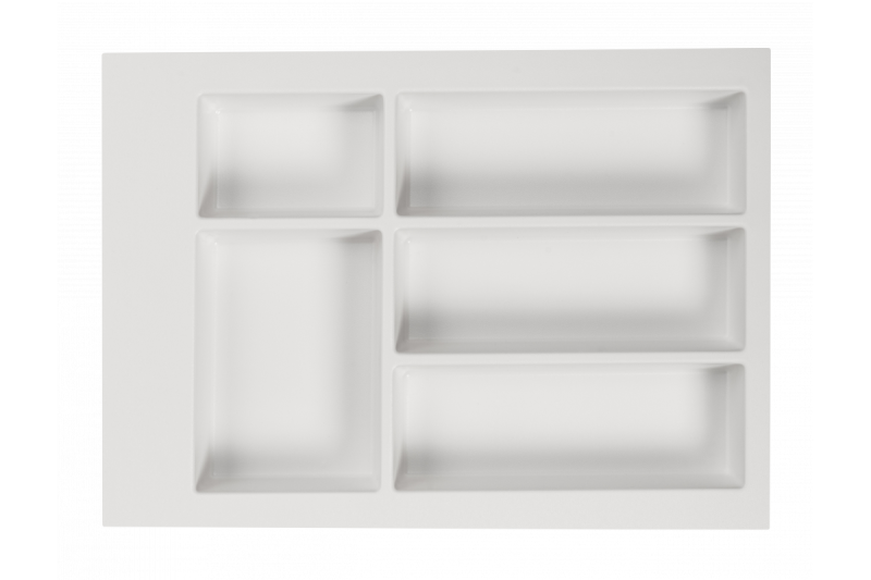Decor Cutle Bestekbakken Inzet voor Keukenlade 400 Wit 1208966373 - Set van 2