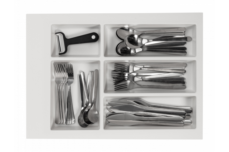 Decor Cutle Bestekbakken Inzet voor Keukenlade 400 Wit 1208966373 - Set van 2