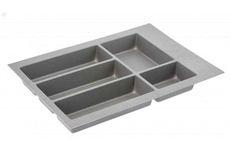 Decor Cutle Bestekbakken Inzet voor Keukenlade 400 Antraciet 1208966374 - Set van 2
