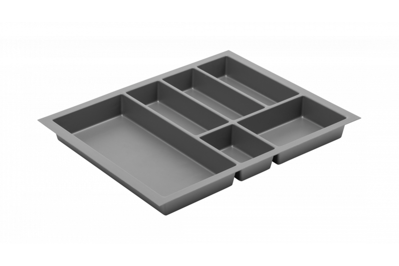 Decor Cutle Bestekbakken Inzet voor Keukenlade 600 Antraciet 1208966378 - Set van 2