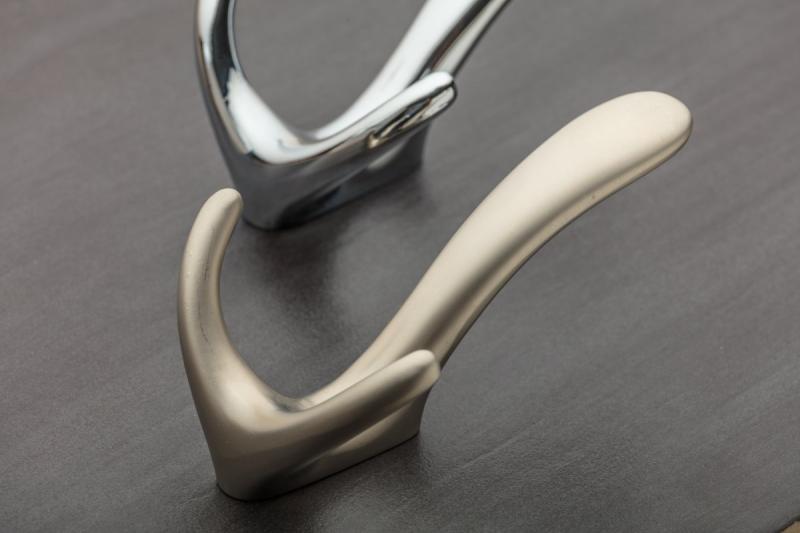 Zamak-hanger CORDOBA roestvrij staal 1208966500 - Set van 2