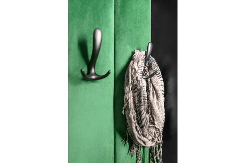 Zamak-hanger CORDOBA matzwart 1208966501 - Set van 3