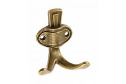 Zamak-hanger Coruna, klein, antiek messing 1208966506 - Set van 5