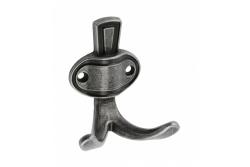 Zamak-hanger Coruna, klein, antiek zilver 1208966507 - Set van 5