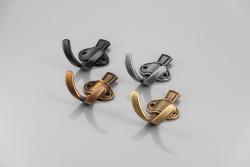 Zamak-hanger Coruna, klein, antiek zilver 1208966507 - Set van 5