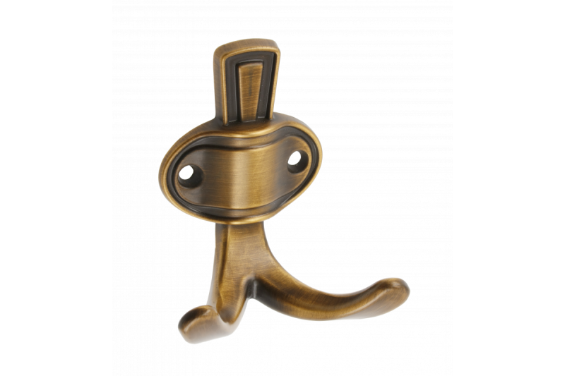 Zamak-hanger Coruna, klein, bruin 1208966508 - Set van 4