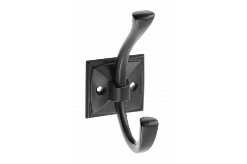 Zamak-hanger Madryt, matzwart 1208966545 - Set van 4