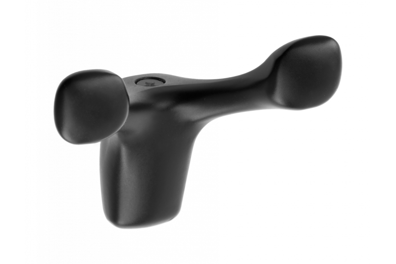 Zamak-hanger TOLEDO B0 matzwart 1208966563 - Set van 4