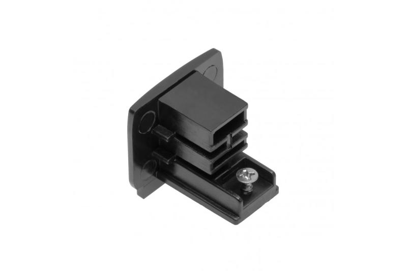 Universele eindkap voor X-RAIL driefasige stroomrail, 35 x 31 mm, zwart 1208966597 - Set van 9