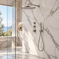 Aquanello Eterna Thermostatische Inbouw Doucheset 30 cm Regendouche RVS ET-S-SET1-3-02-marble-statuario