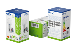 LED-lichtbron, RGBW, A-G, 3000K, A60, E27, 9W, AC 220-240 V, 200°, 830 lm, 78 mA, RGBW-afstandsbediening 1208966961 - Set van 2