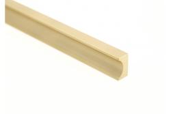 Bútorfogantyú GTV GROOVE, C=160 mm, L=190 mm, Al, kefélt arany 1208966982 - Készlet 4