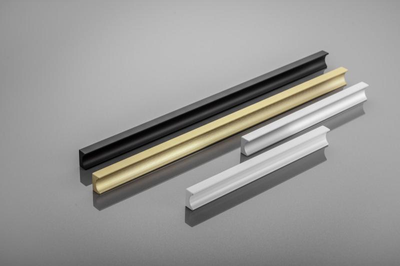 Meubelgreep GTV GROOVE, C=320 mm, L=360 mm, Al, matwit 1208966984 - Set van 3