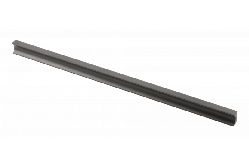 Meubelgreep GTV GROOVE, C=320 mm, L=360 mm, Al, matzwart 1208966985 - Set van 3