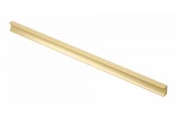 Bútorfogantyú GTV GROOVE, C=320 mm, L=360 mm, Al, kefélt arany 1208966986 - Készlet 2
