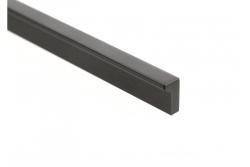 Bútorfogantyú GTV PILLAR, C=160 mm, L=190 mm, Al, matt fekete 1208966993 - Készlet 4