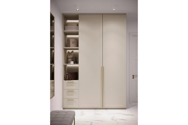 Meubelgreep GTV PILLAR, C=320 mm, L=360 mm, Al, licht geborsteld goud 1208966998 - Set van 3