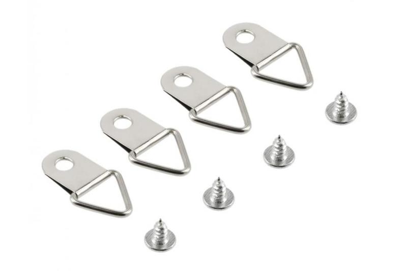 PANEL-HANGLAMP-SET MET 4 HAKEN (ACHTERPLAAT) 1208967027 - Set van 12