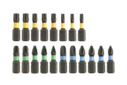Hoegert Impact bits 20 pcs mix 25 mm - Set of 3