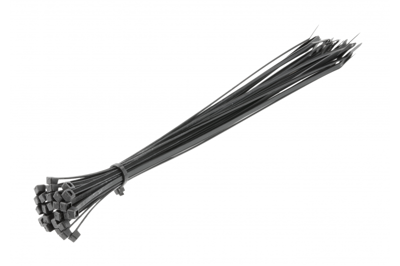 Hoegert Nylon Kabelbinders 3,6 x 300 mm 25 stuks Zwart - Set van 18