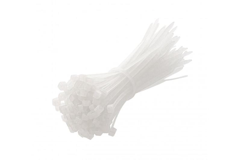 Hoegert Nylon Kabelbinders 2,5 x 100 mm 100 stuks Wit - Set van 23