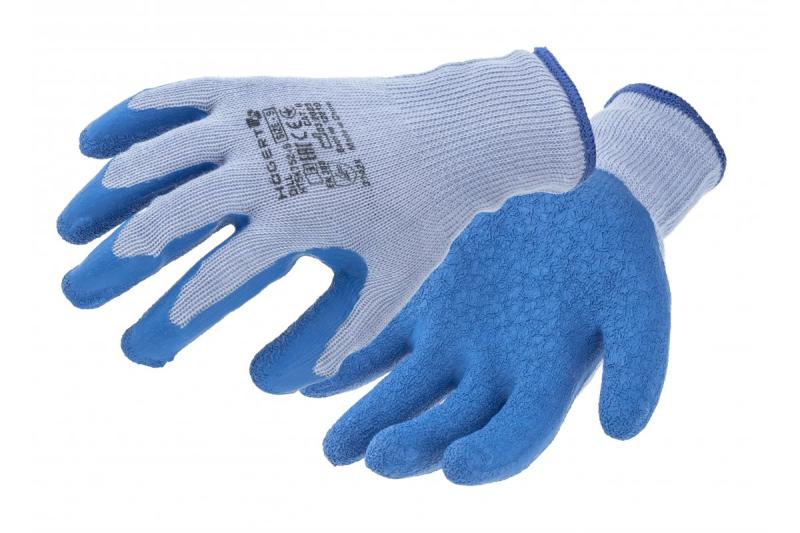 DILL latexgecoate beschermhandschoenen grijs/blauw 11 - Set van 10