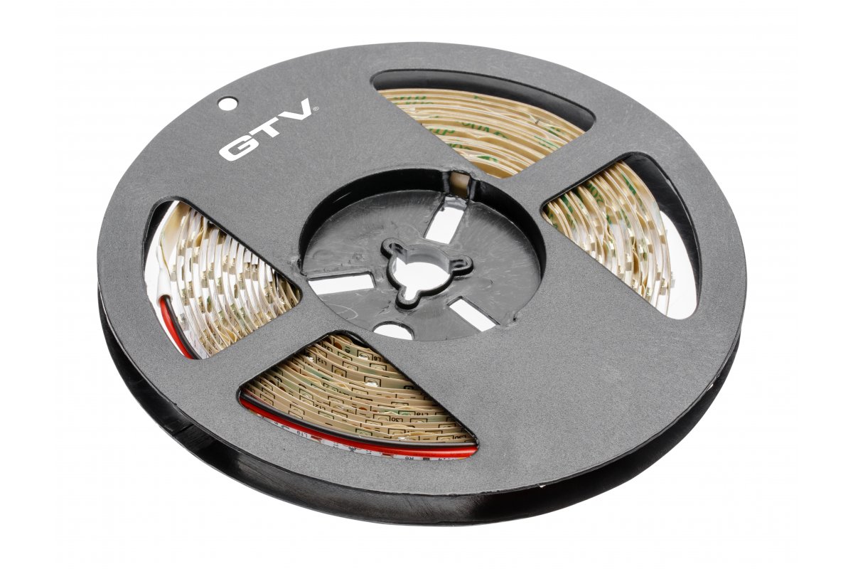 Flash Tape 2835MW, 300 LED cool white, 3,8W/m, gel-free 8mm, Roll 5m, 12V - Set of 2