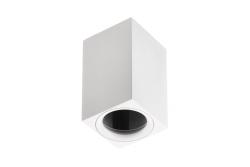 Stropní svítidlo TIPO, hliník, 60x60x100, IP20, max 50W, čtverec. Bílý - Sada 2