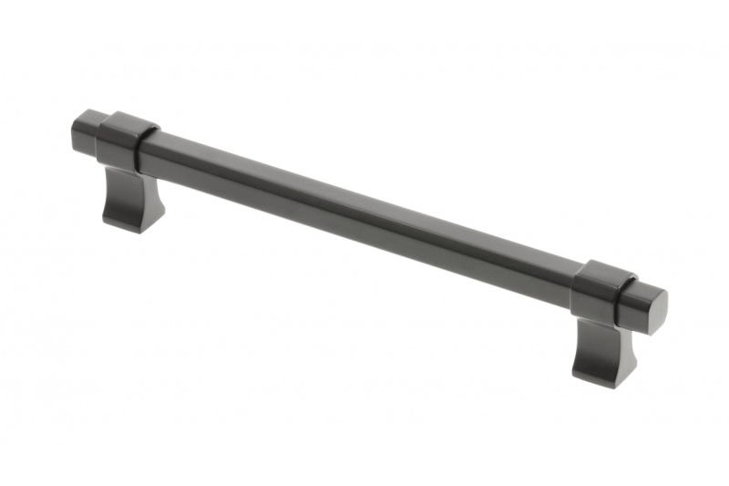 Meubelgreep GTV IMPERIAL, C=160 mm, L=194 mm, ZnAl, matzwart - Set van 4