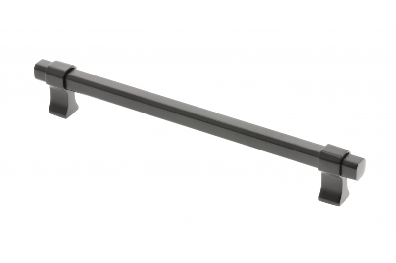 Meubelgreep GTV IMPERIAL, C=192 mm, L=226 mm, ZnAl, matzwart - Set van 3