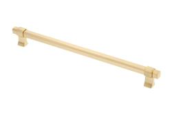 Bútorfogantyú GTV IMPERIAL, C=256 mm, L=290 mm, ZnAl, arany színű kefélt kivitel - Készlet 2