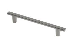 Porte-meubles GTV RAY, C=128 mm, L=168 mm, ZnAl, graphite clair - Lot de 4