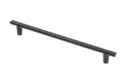 Bútorfogantyú GTV RAY, C=192 mm, L=232 mm, ZnAl, fekete matt - Készlet 4